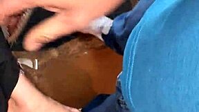 I love when he cums in my panties and pull them up after horny yoga workout clit rub