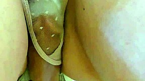 Stranger gropes her in public under skirt and cums inside her throbbing wet panties