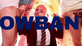 Handcuffed student edged in orgasm denial lesson as the goth girl next door explores fetish roleplay with toys