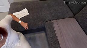 Curvy Redhead Housewife in Miniskirt Seeks Pregnancy via Personal Inseminator in Homemade Roleplay Scene