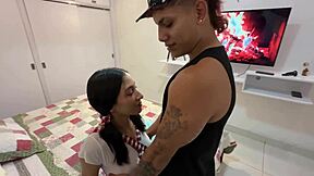 i'm scared of losing my virginity stepbro, but you can show me with your cock inside my tight pussy