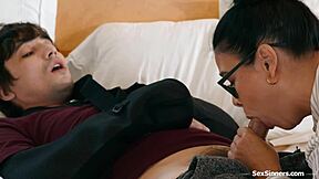 Oh Teacher Grab That Students Cock For Deepthroat And Titty Fuck!