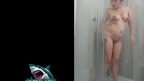 Overwhelmed by my neighbor's steamy sexual skills in the shower