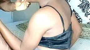 Beautiful African teen with perfect tits deepthroats my BBC sloppily... ends with huge facial cumshot all over her!