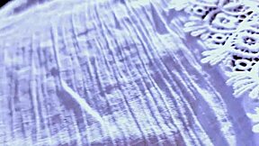 Stranger gropes her in public under skirt and cums inside her throbbing wet panties