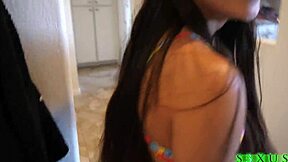 Romantic hardcore POV with amateur brunette teen Madison Wilde and Brad Newman.