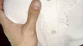 Step-sister suggests no penetration just gentle rubbing on her damp area