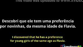 Brazilian Brunette Teen Gives Blowjob in Taboo 1on1 Session with Big Tits Action