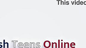 british 18 year old redhead student in cosplay squirts everywhere with her dildo wand... huge mess!