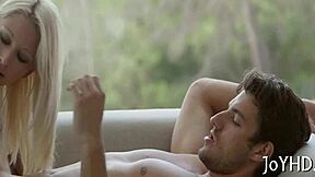 oh yeah my hairless teen pussy is getting screwed so hard by this guy