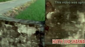 Desi girl enjoys outdoor fuck with her boyfriend in romantic setting