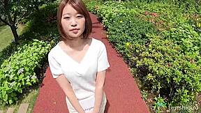 amateur tokyo babe with lovely shaved pussy asuka suzumura in uncensored interview and strip pt2