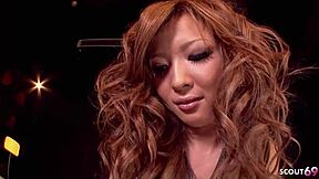 Sexy japanese teen 18+ fingers hairy pussy to orgasm with anal dildo licking and hitachi clit stimulation. She squirts in intense solo masturbation session.