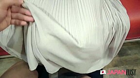 Oh man, this petite shy japanese teen 18+ spreads her small tits for that hot pov creampie with vibrator, it's so intense I can hardly believe it.