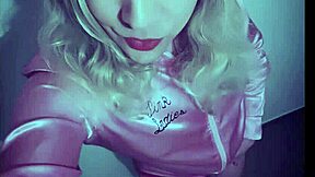 is this tranny babe veronica mix shaking her ass in panties and dress for alien monster fun?