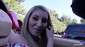 Frustrated Young 18+ Blonde Wife Moka Mora in White Lingerie Cheats with Blowjob and Doggystyle Fuck