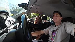 Horny Brunette Latina Teen 18+ Luna Black Seduces Muscular Taxi Driver Interracial Cum Swallow First Time Ride Payment