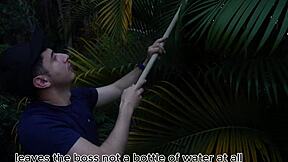 my boss's wife is very horny and suggests we fuck while her husband is away part 1