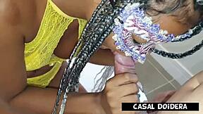 Jhenne Slim Brazilian Ebony Teen First Time In Porn Presenting And Fucking With Jr Doidera