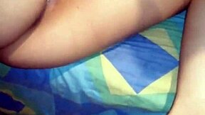 The amateur Latina used her dildo and neighbor for double vaginal penetration