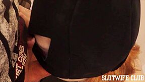 Daddy's masked deepthroat challenge pushes 18yo Aprill to sloppy gags and puking surrender