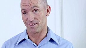 Lucy Foxx bends over to ride in cowgirl while her hairy ginger bush takes hardcore doggystyle pounding from daddy