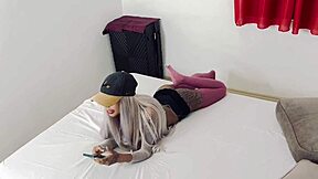 Casual story of Brazilian teen slut getting slow anal fingering to avoid hurting her petite skinny body.