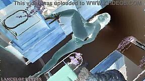 Hey, check out teen Sara Taylor taking on three guys for intense interracial DAP with big gapes