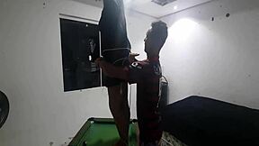 uh, índio musculoso destroyer tied up novinha cabaça miia thalia to eat her big ass outdoors...