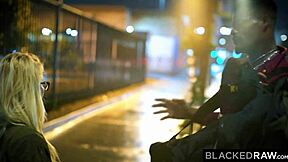 Blackedraw features out-of-town teen getting picked up by two strong black men for MMF action.