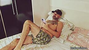 whoa, check this out - shoving my dick into my stepsister while she studies next to me just in panties! 😏