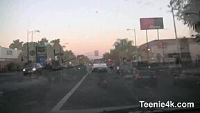 Hot slim amateur babe takes monstrous cock in lips till cumshot 💦