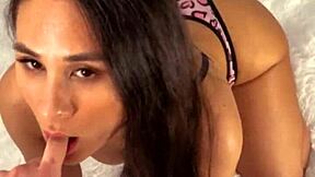 Tinder date turns into casual meetup with couple exploring cowgirl and doggystyle positions.