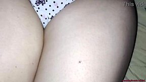 Hey, this virgin stepdaughter with cute tight pussy lets me touch her in bedroom shorts and begs for rough anal bareback action in Brazilian homemade fetish.