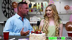 So this 18yo blonde stepdaughter decides to keep up the family tradition by fucking her stepdad.