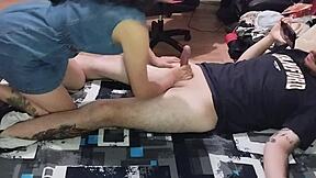 Rica mamada turns into wild sex with young Colombian university student in homemade clip.