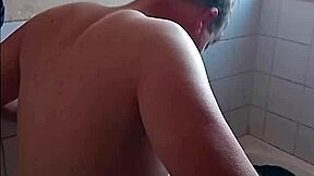 grandpa daddy get best blowjob bathroom sex 🤤🍆