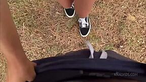 Skinny French teen fucked hard by BBC in deepthroat and assfucking action!