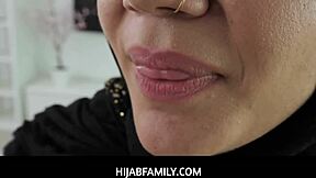 stepsis in hijab pays her collateral with deepthroat blowjob - naudi nala