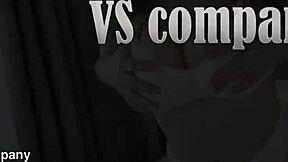 in a neutral tale, young lola explores a large toy with her curvy figure, focusing on wide openings and natural forms