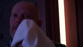 Stepdad Dick Chibbles gets horny for stepdaughter Coco Lovelock's tight wet pussy. She lets him choke her in deepthroat blowjob and pound her doggystyle until she squirts.