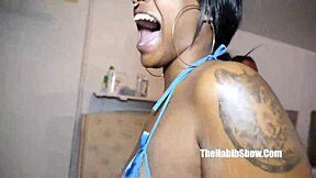 First gangbang for teen 18+ newbie Blasian Star with BBC Redzilla King Kreme Stretch3x