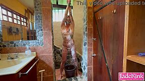 Obedient Slave With Hands Tied Faces Misuse Foam Humiliation And Rough Domination In Homemade Fetish Play