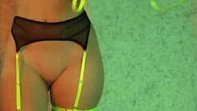 oh wow, this lingerie try-on is the hottest, feels so sexy on my petite body with stockings and all