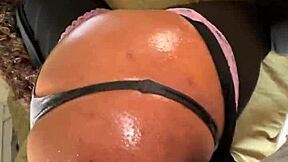 Str8rich fucking this hot ebony Atlanta baddie in her wet tight creamy pussy