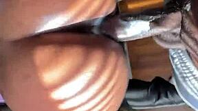 Str8rich fucking this hot ebony Atlanta baddie in her wet tight creamy pussy