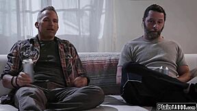 Two Old Guys Dominate And Fuck Petite Teen 18+ In 3some