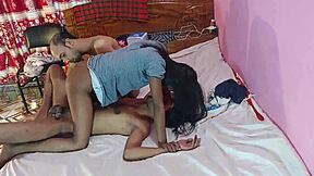 Mmf Amazing Xxx Hot Fucking With My Friends Beautiful Wife 3some Fucks Hanif And Popy Khatun And Manik Mia