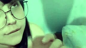 so this amateur latina teen gets wild with oral sex and swallows cumshot from big cock in close up