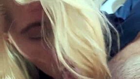 Real hooker takes a facial